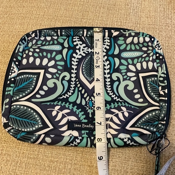 NWT Vera Bradley set Personal Travel Organizer Clutch Case in Blue Island - Picture 14 of 15